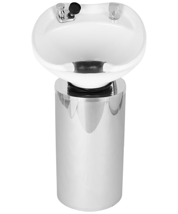 Paris Chrome Pedestal Shampoo Unit