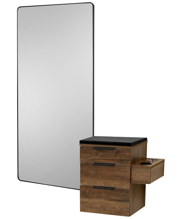 Pibbs PB6004 Milano Styling Station & Mirror