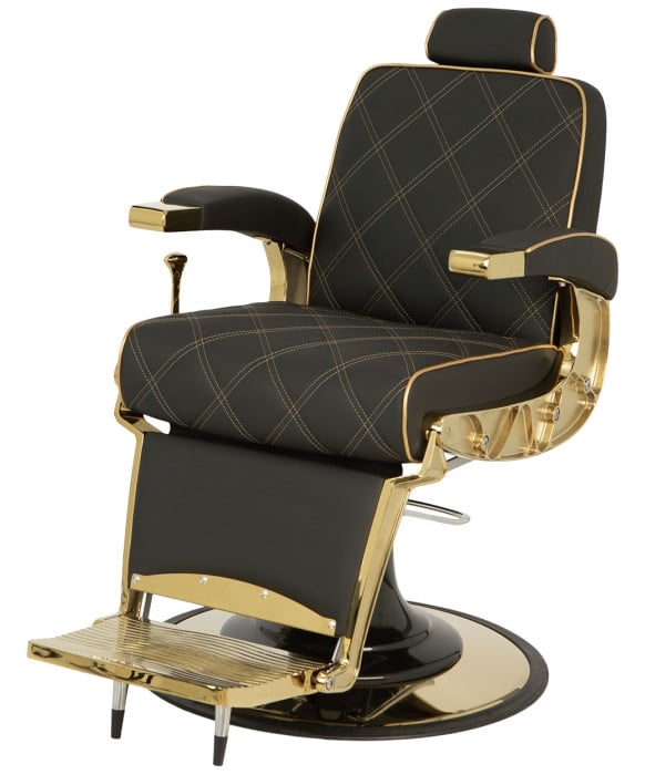 Zeus Gold Professional Barber Chair