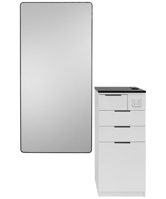 Pibbs 6008 Verona Styling Station & Mirror