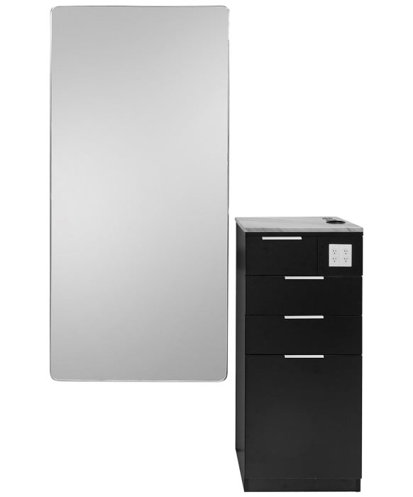 Pibbs 6008 Verona Styling Station & Mirror