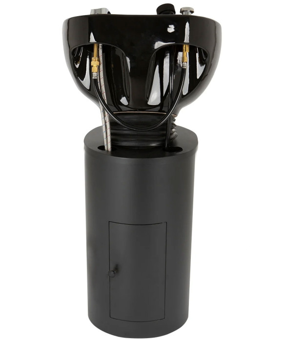 Paris Black Pedestal Shampoo Unit