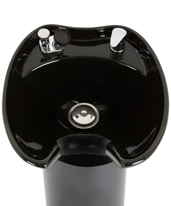 Paris Black Pedestal Shampoo Unit