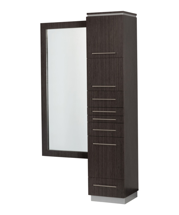 Bali Tower Styling Station w/ Storage & Mirror