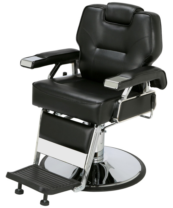 Set of 2 K.O. Professional Barber Chairs