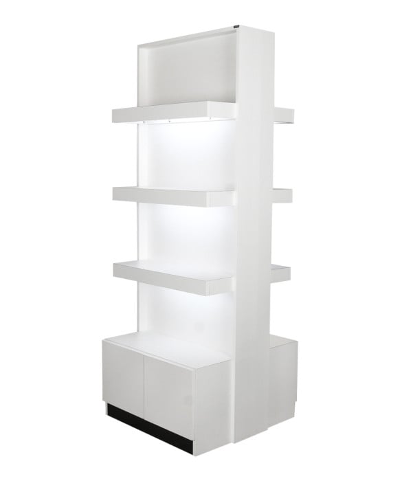 Collins 6649 Zada Retail Display w/ Light & Storage