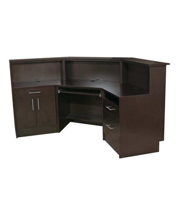 Collins 103061 SO Three-Sided Reception Desk w/ Back-Lit Panel