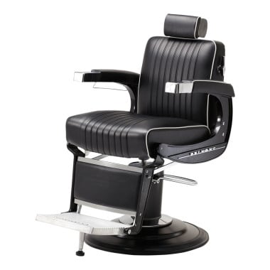 Takara Belmont BB-225BLK Elite Black Barber Chair image