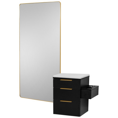 Pibbs PB6004 Milano Styling Station & Mirror image