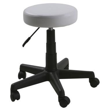 White Round Stool image