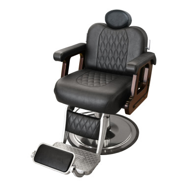 Collins B60 Commander Supreme Barber Chair with Calf Pad Leg Rest image