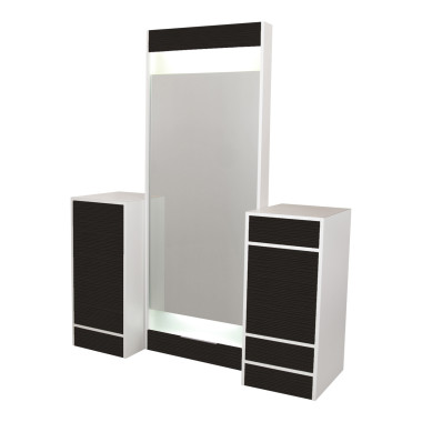 Collins 6623 Edge Back-to-Back Styling Vanity w/ Back-Lit Mirrors image