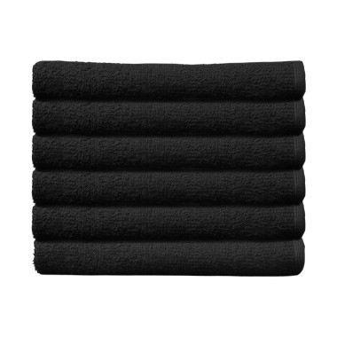 Economy Black Towels - 12 Pack image