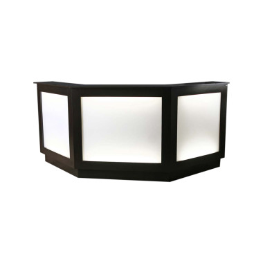 Collins 103061 SO Three-Sided Reception Desk w/ Back-Lit Panel image