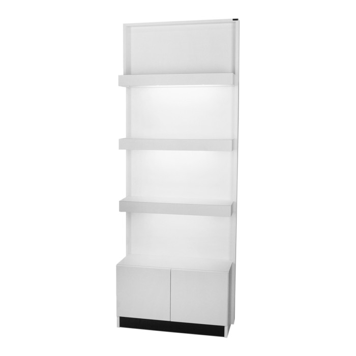 Collins 6649 Zada Retail Display w/ Light & Storage