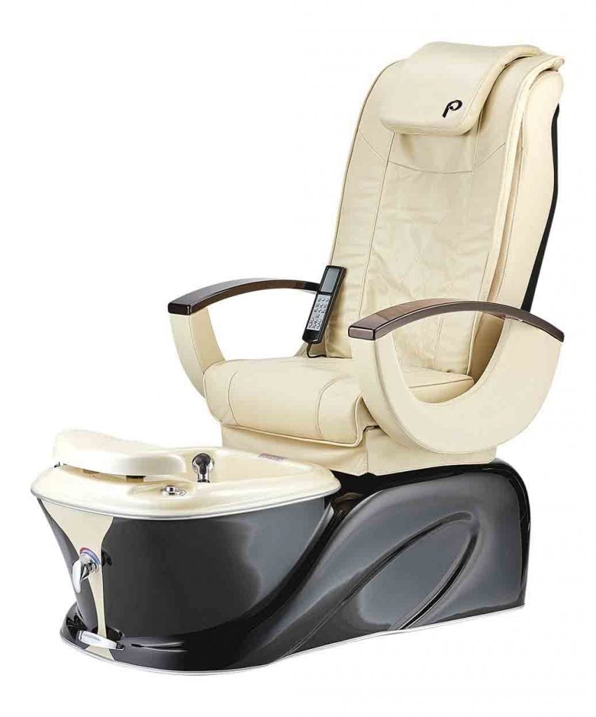 Pibbs PS60 Siena Pipe Free Turbo Jet Pedicure Chair with Shiatsu Massage